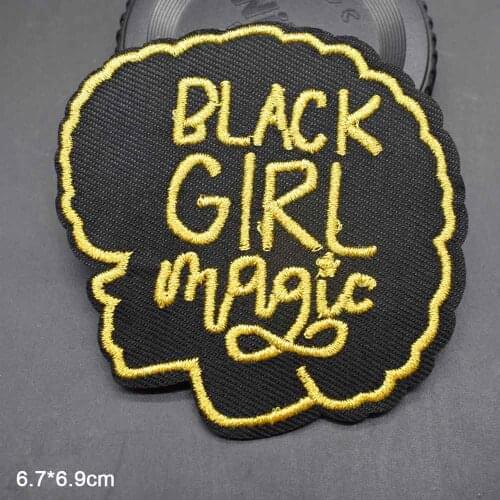 Black Girl Lives Matter Fist I can't Breathe George Floyd System No Racism Iron On Embroidered Clothes Patches For Clothing