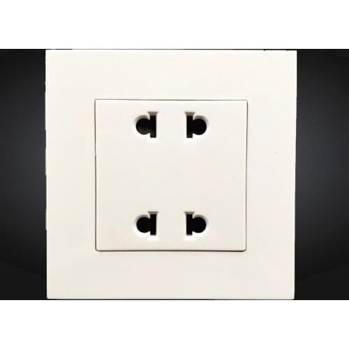 Wall socket panel type 86 concealed universal socket 86mm*86mm 4-hole socket