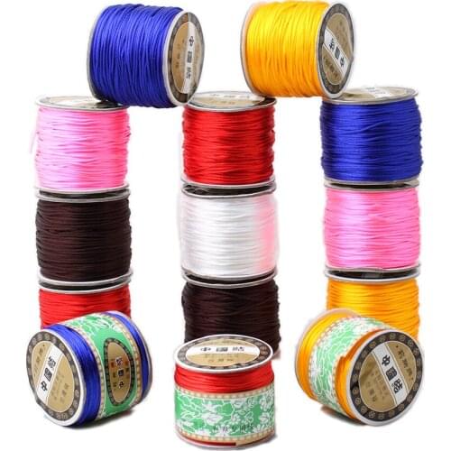 No. 7 Chinese knot wire Taiwan Lisi brand jade thread diy hand-woven bracelet material red rope hand rope red thread