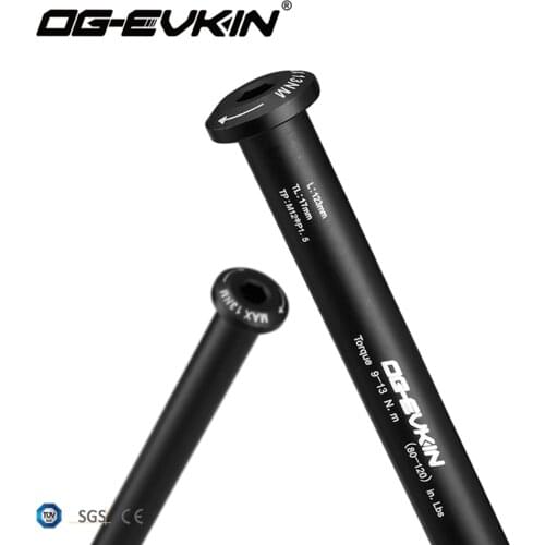 OG-EVKIN QR002 Carbon Road Bike Disc Brake Quick Release for Mtb Road Bicycle 12x100mm 12x142mm M12*P1.5 Bicycle Skewers