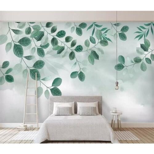 Custom 3D Mural Wallpaper Southeast Asia Tropical Rainforest Banana Leaf Photo TV Background Wall Murals Canvas Wallpaper Modern