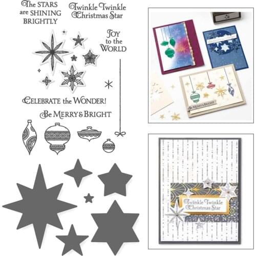 HOLLY Die Cutting and Cutting Dies for Cards Clear Stamps and Dies Scrapbooking New Arrival 2021 Christmas Metal Dies Cutters