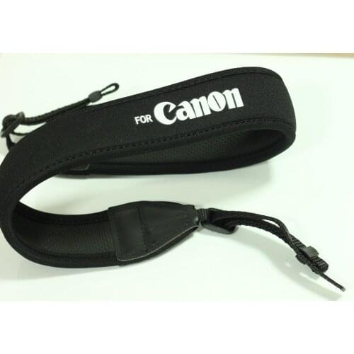 Neck Strap for Canon Cameras with White Logo 5D, 5D mark II, 40D,50D, T3i,T2i