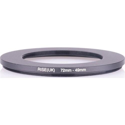 RISE(UK) 72mm-49mm 72-49 mm 72 to 49 Step down Filter Ring Adapter