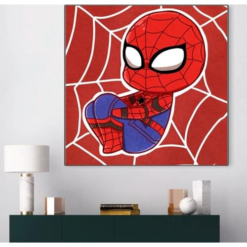 Cartoon Marvel Superhero Diamond Painting Embroidery Full Square Round Drill Cross Stitch Kits Home Decor Diamond Mosaic Art