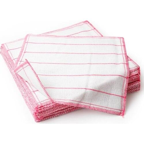 20pcs Rag Cleaning Cloth For Washing Dishs Double Side Absorbent Dishcloth Kitchen Cleaning Tool