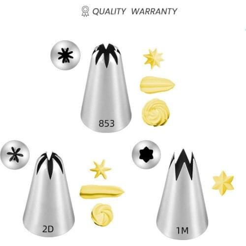 Decorating Tolls Russian Pastry Icing Piping Nozzles Medium Size Various Cake Cream Mouth Cupcake Decorator Rose Baking Tools