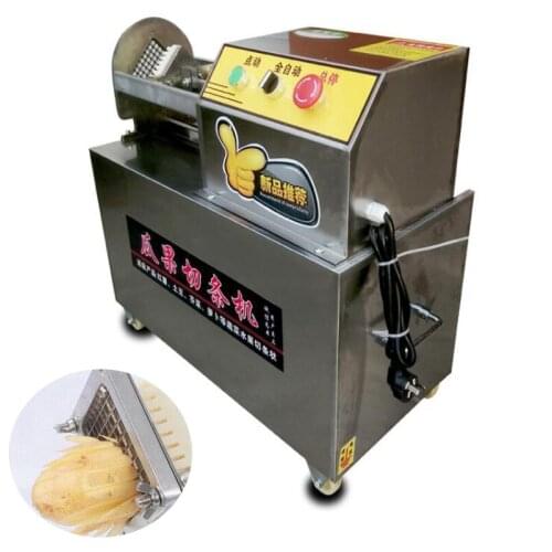 High quality stainless steel french fries machine electric french fries machine eggplant chopper convenient and convenient