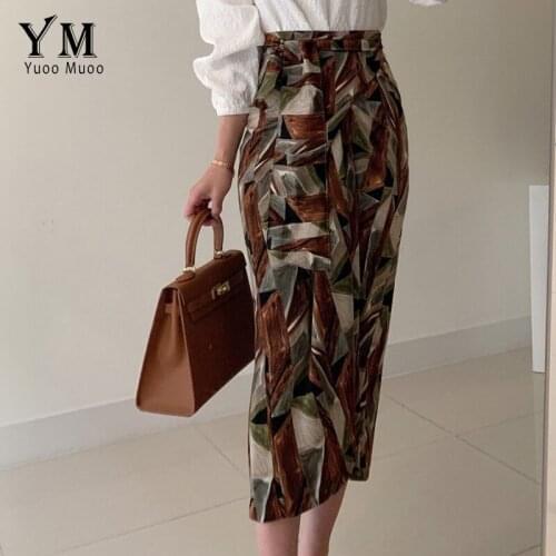 Женские юбки с высокой талией YUOOMUOO China At AliExpress