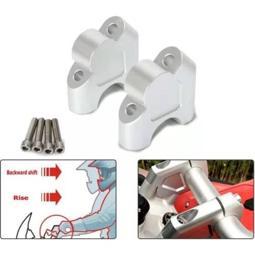32mm Handlebar Riser Drag R1200GS R1250SG LC Handlebar Mount Risers Clamp for BMW GS 1200 1250GS LC Adventure S1000 XR