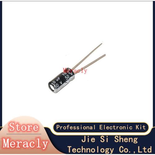 1000pcs Aluminum electrolytic capacitor 20% 1UF 2.2UF 3.3UF 4.7UF 6.8uF 10uF 22uF 33uF 47uF 100uF 50V 25V 16V 10V 4*7
