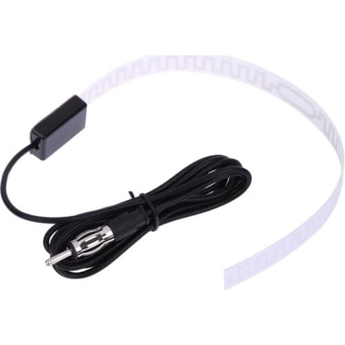 DC 12V Car Antenna Aerials AM/FM Hidden Internal Glass Screen Mount Car Radio Amplifier Aerial Antenna car-styling