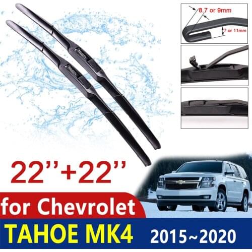 Car Wiper Blade for Chevrolet Tahoe MK4 GMC Yukon 2015 2016 2017 2018 2019 2020 Front Windscreen Windshield Wipers Car Goods