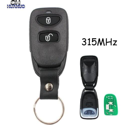 2 Buttons Keyless Entry Auto Remote Control Car Key 315MHz For Hyundai Tucson