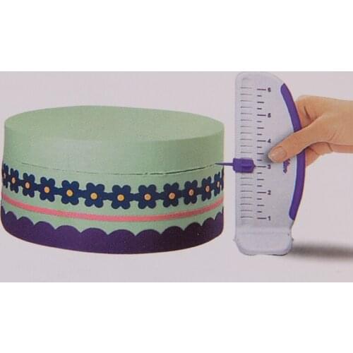Free Shipping Plastic 5''Cake Decorating Scraper with Scale DIY Baking Tools