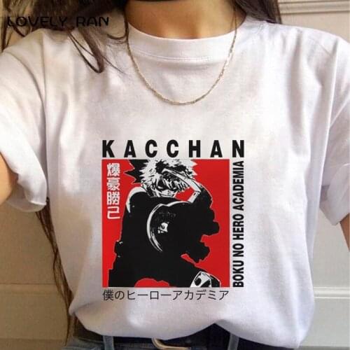 Print T-Shirts White Women Cartoon Character Hero Short Sleeve O-Neck Female Hip Hop Neutral TShirt Y2K 2021 Summer Streetwear
