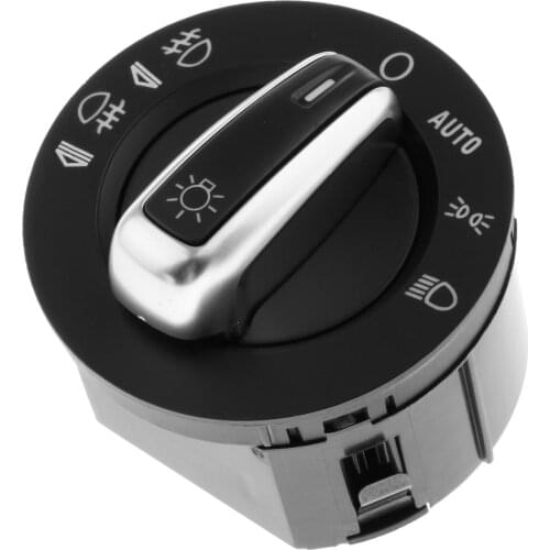 Chrome Headlight Fog Lamp Control Switch 4FD941531A for Audi A6 Q7 C6 RS6