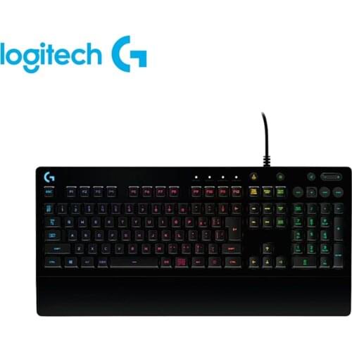 Logitech G213 PRODIGY RGB Gaming Keyboard for Laptop PC Gaming Overwatch PUBG Gamer Keyboard Like Mechanical Keyboard