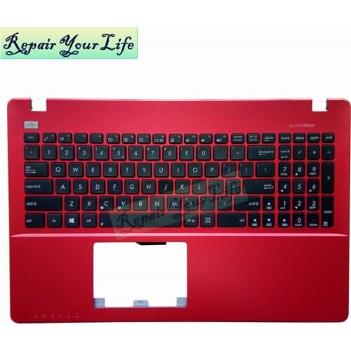 Repair You Life laptop keyboard for ASUS X550 X550VA X550JD X550VA X550WE X550JD US language keyboard new Red Cover Palmrest