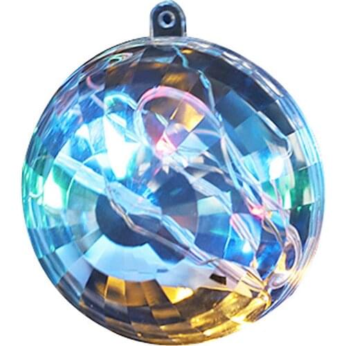 Colorful Mirror Ball Party Christmas Ornament Decoration Light Ball for Christmas Home HFing