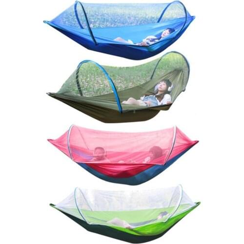 Summer Mosquito Net Hammock Useful Adjustable Tent Nylon Camping Tent Hanging Bed for Outdoors Nylon Camping Tent Hanging Bed