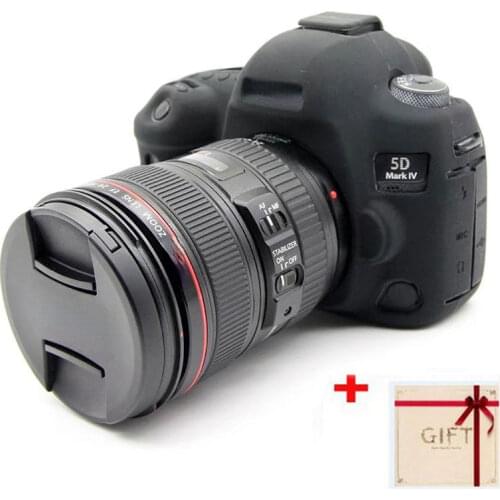 Nice Soft Silicone Rubber Camera Bag for Canon EOS 5D4 5D Mark IV Protective Camera Body Cover Case Skin for Canon 5D 4 Lens Pen
