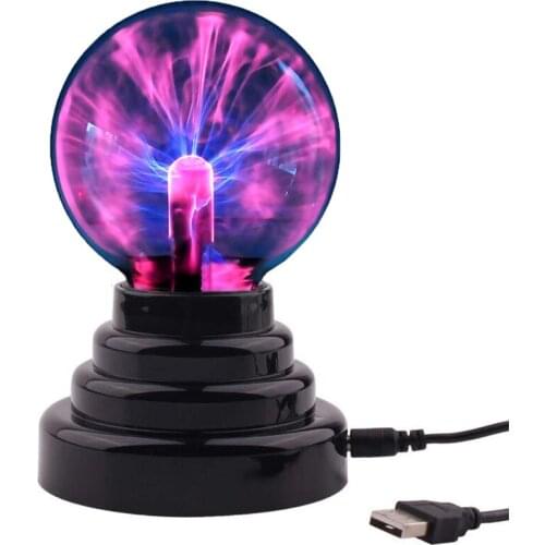 2021 Novelty Lights Plasma ball Night Light projector for kids Magic ball lamp USB Glass Sphere touch Lamp bulb home decoration