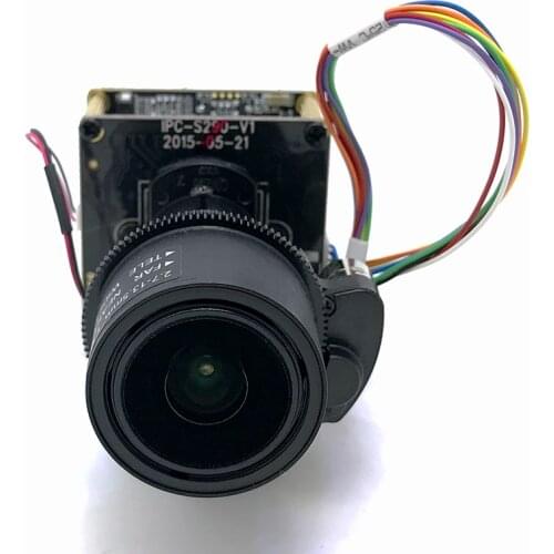 SIP-E291DML-0622 Low Lux 2MP Sony Starvis IMX291 1080P Hi3516 CCTV IP Camera Module 6-22 mm Motorized AutoFocus Lens PCB Board