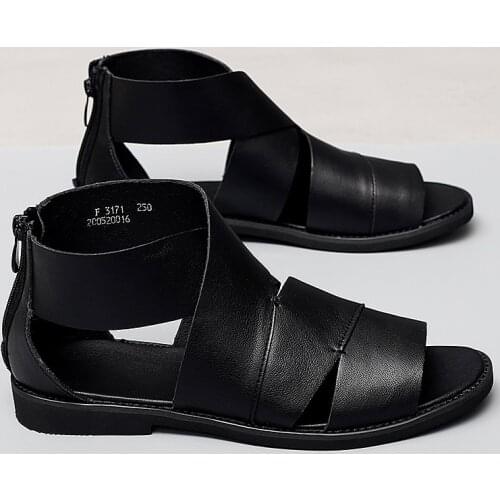 Sport couro sandale roman men cuero 2021 zandalias para sandles sandals-men heren 2021 herren deportivas shoes summer mens work