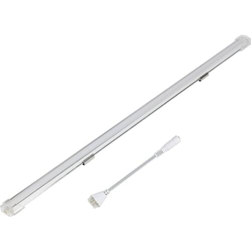 24V LED Bar Light 50CM Seamless Connecting Ultra thin Rigid LED Strip Light 42LEDs SMD 2835 Milky cover Kitchen Cabinet Light