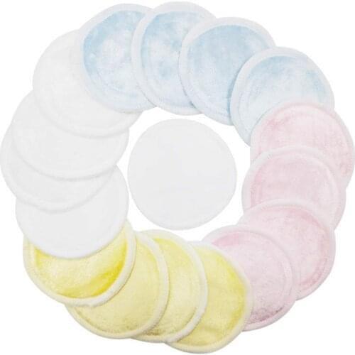 Magical Washable Cotton Pads Make up Facial Remover Double layer Wipe Pads Nail Art Cleaning Pads Reusable with Laundry Bag
