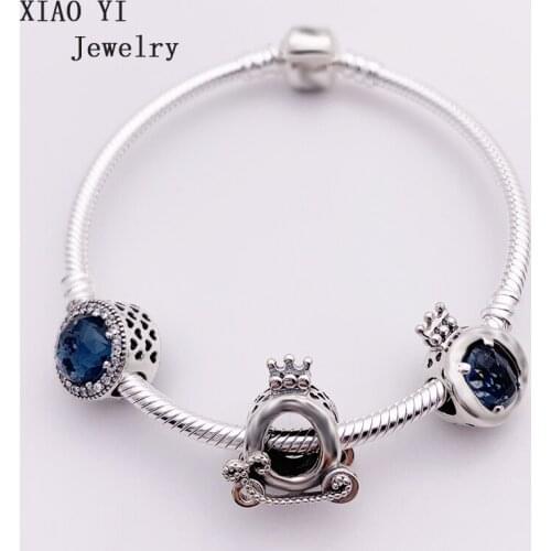 XIAOYI jewelry 100% S925 11 charming moonlight night one dream ZT0420 bracelet elegant simple girlfriend gift
