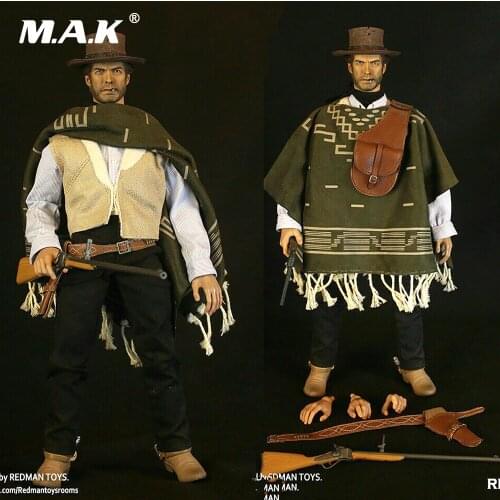 West Cowboy REDMAN TOYS 1/6 Scale RM042 The Good The Cowboy Action Figure Collectible Dolls Full Set Solider Action Figure