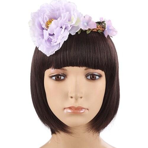 Fashion Flower Headband Women For Wedding Head Band Hairband Wedding Party Festival Decor Princess Floral Wreath