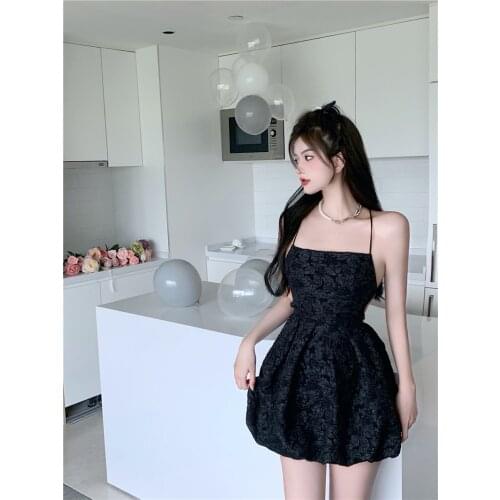 Strapless short dress women fashion slim pleated temperament dress sexy black mini dress with open back