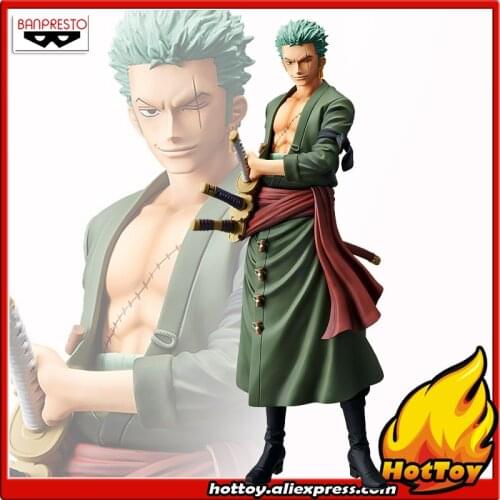 100% Original Banpresto Grandista THE GRANDLINE MEN Collection Figure - Roronoa Zoro from "ONE PIECE"