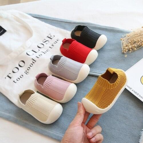 2020 Baby Toddler Shoes Breathable Non-Slip Sock Floor Foot Socks 6Colors 17-21 Zy04 TLB