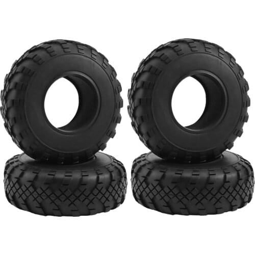 4PCS 110MM 1.9 Rubber Wheel Tires Tyres for 1/10 RC Crawler Car Axial SCX10 90046 SCX10 III AXI03007 Traxxas TRX4 D90