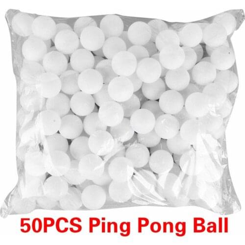 50PCS 38MM White Ping Pong Ball Lottery Lucky Dip Balls Table Tennis Balls Pet Toys & Games
