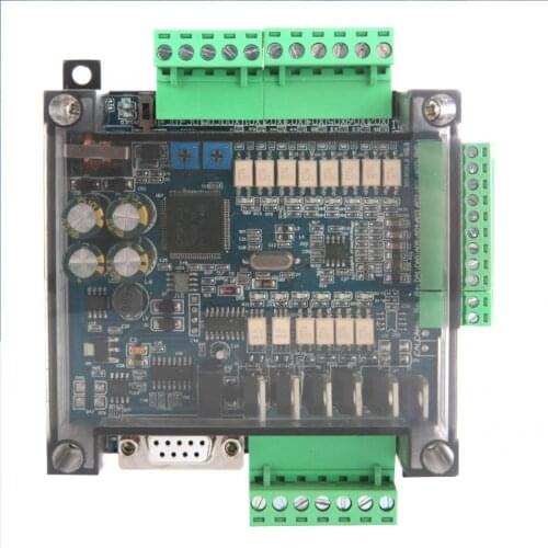 Brushless motor controller Industrial Control Board FX3U-14MT Analog 6AD+2DA 24V 1A motor regulator