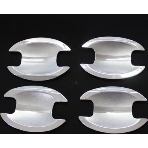 For Nissan X-Trail 2007-2013 ABS Car Styling Chrome Door Handle Bowl Insert Cavity Trim Moulding Cup 2008 2009 2010 2011 2012