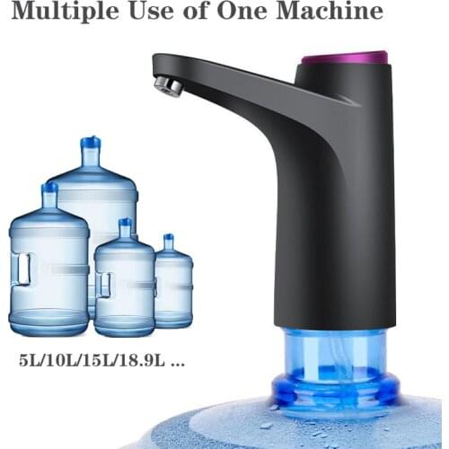 NEW Electric Water Pump Automatic Button Dispenser Touch Control Gallon Bottle Drinking Switch USB Charging Supplies For Home
