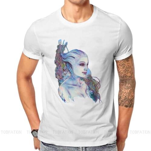 Mass Effect Commander Shepard Asari Game 100% Cotton TShirts Liara Print Homme T Shirt Hipster Clothing 6XL