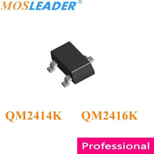 Mosleader QM2414K QM2416K SOT23 3000PCS QM2414 QM2416 N-Channel 20V Made in China High quality