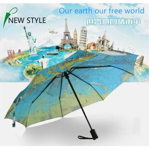 New style Fully automatic Non automatic Three folding Umbrella kids umbrella girls umbrellas women umbrella