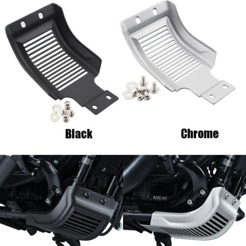 Motorcycle Chin Fairing Spoiler Cover Aluminum Engine Chassis Guard Skid Plate For Harley Sportster 883 1200 XL 48 72