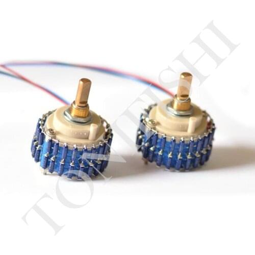A pair of L-Type mono potentiometer made of DALE blue solder mask, 24-speed potentiometer, attenuation range: -60db~0