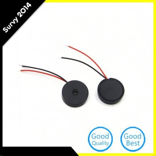 20pcs Piezoelectric Passive Buzzer Speaker Black Piezo Alarm 16x4mm