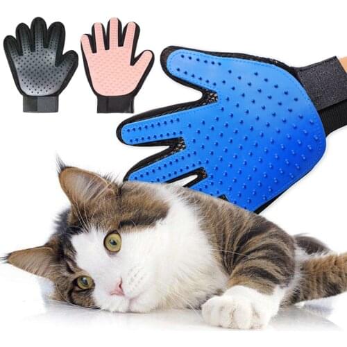 Pet Dog Brush Glove Wool Glove Cat Glove Cat Grooming Glove Pet Gloves For Cats Dog Accessories For Small Dogs