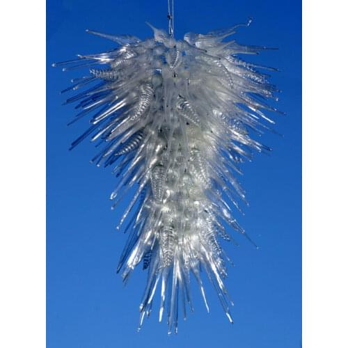 European Style Led Lamps Luxury Crystal Clear Glass Chandelier